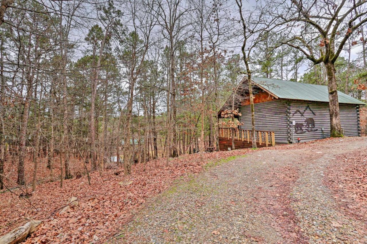 Broken Bow Log Cabin With Fire Pit, Pond, And Deck! Экстерьер фото