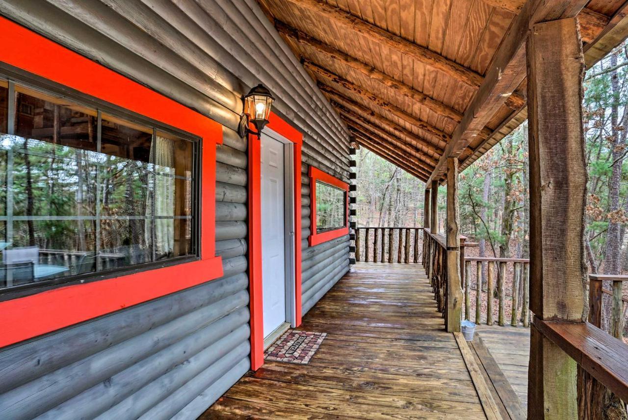 Broken Bow Log Cabin With Fire Pit, Pond, And Deck! Экстерьер фото